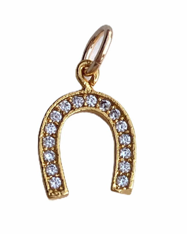 Horseshoe Charm Charm in  at Wrapsody