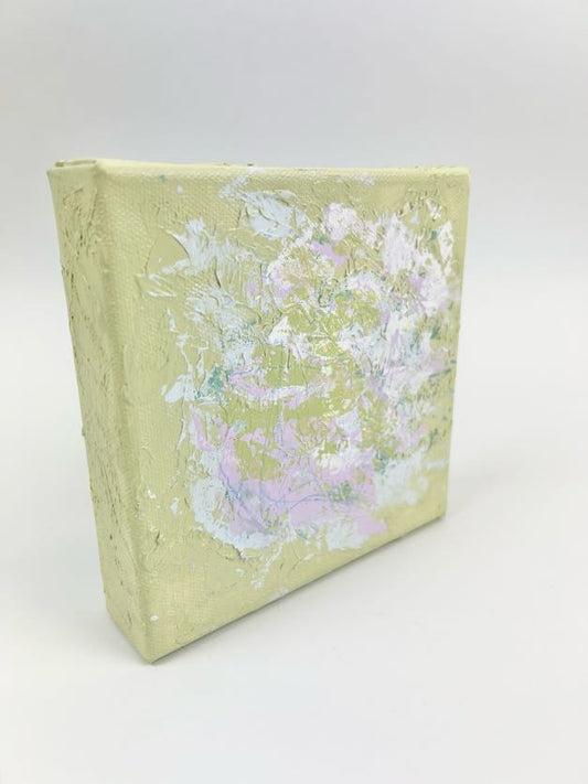 Pale Green Abstract Canvas Home Decor in  at Wrapsody