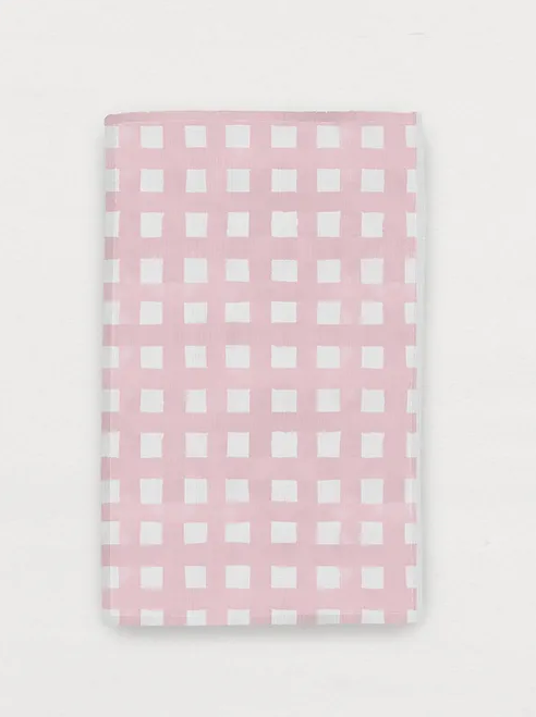 Kitchen Towel in Ellie Plaid Pink Kitchen Towels in  at Wrapsody