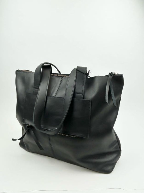 Able Yari Carry-On Tote - Black Handbags in  at Wrapsody