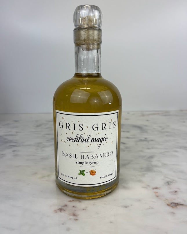 Gris Gris Magic Simple Syrup Barware in Basil Habanero at Wrapsody