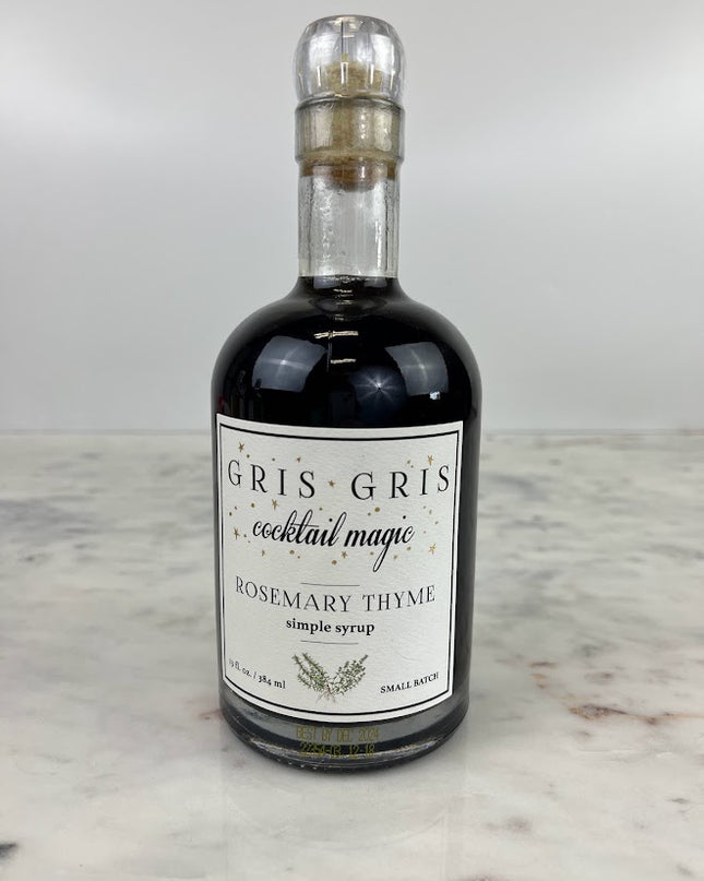 Gris Gris Magic Simple Syrup Barware in Rosemary Thyme at Wrapsody