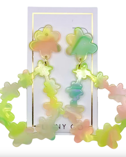 Bianca Earring Earrings in Neon Punch at Wrapsody