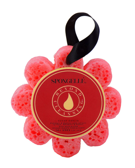 Flower Spongette 3oz Bath & Body in Sugar Dahlia at Wrapsody