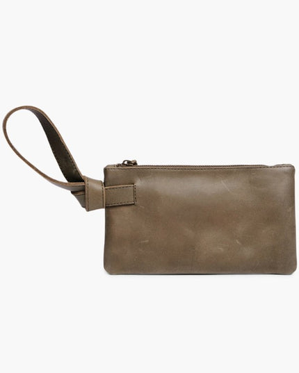 Able Rachel Wristlet Clutches in Olive at Wrapsody