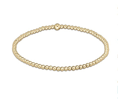 Enewton Classic Gold 2.5mm Bracelet (Extended Size) Bracelets in  at Wrapsody