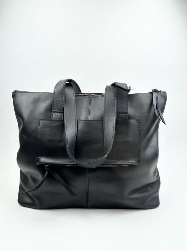 Able Yari Carry-On Tote - Black Handbags in  at Wrapsody