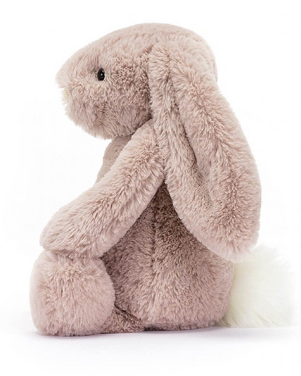 Jellycat Bashful Bunny Rosa Medium Soft Toys in  at Wrapsody