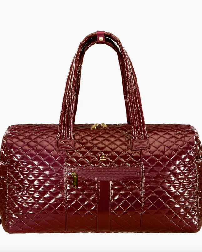 Oliver Thomas 24/7 Weekender Duffle Bordeaux Metallic Luggage in  at Wrapsody