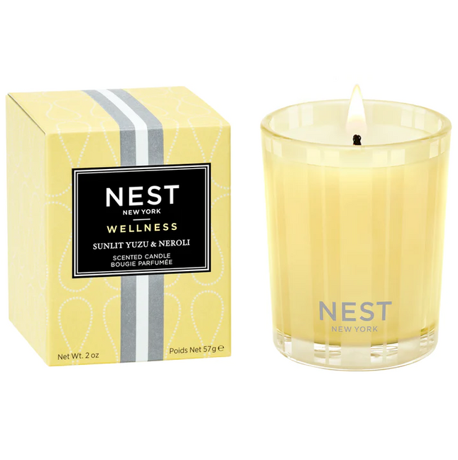 Nest Candle 2oz Votive Sunlit Yuzu & Neroli Candles in  at Wrapsody