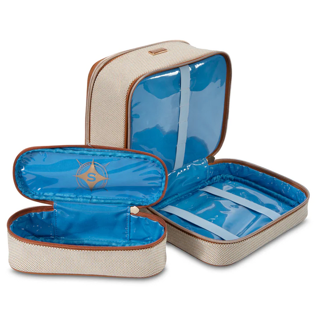 Jenny Train Case Tropea Ivory Travel Accessories in  at Wrapsody