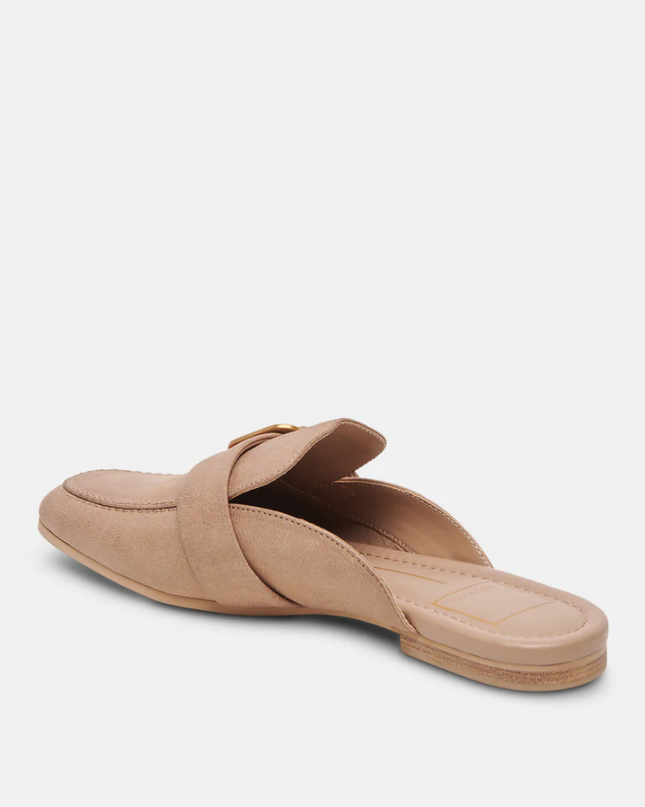 Santal Taupe Mule Shoes in  at Wrapsody