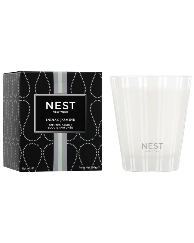 Nest Classic Candle 8.1oz Indian Jasmine Candles in  at Wrapsody