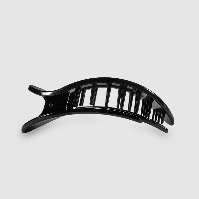 Teletie Flat Clip Black - Small Hair Accessories in  at Wrapsody