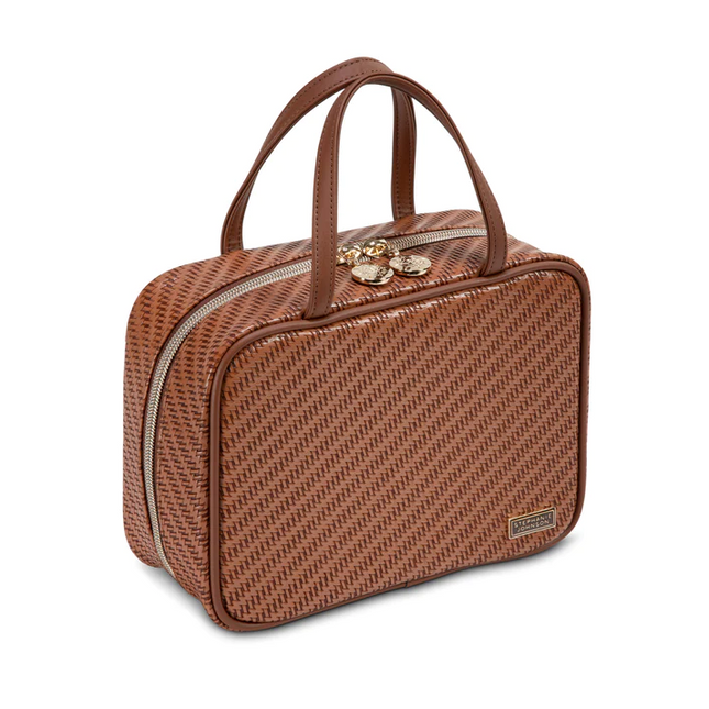 Traveler Rosewood Cognac Travel Accessories in  at Wrapsody