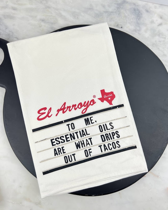 El Arroyo Towel Kitchen Towels in Essential Oils at Wrapsody