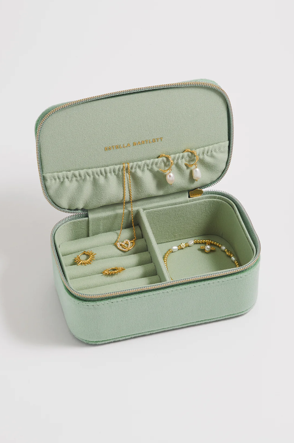 Bees Mint Velvet Mini Jewelry Box Travel Accessories in  at Wrapsody