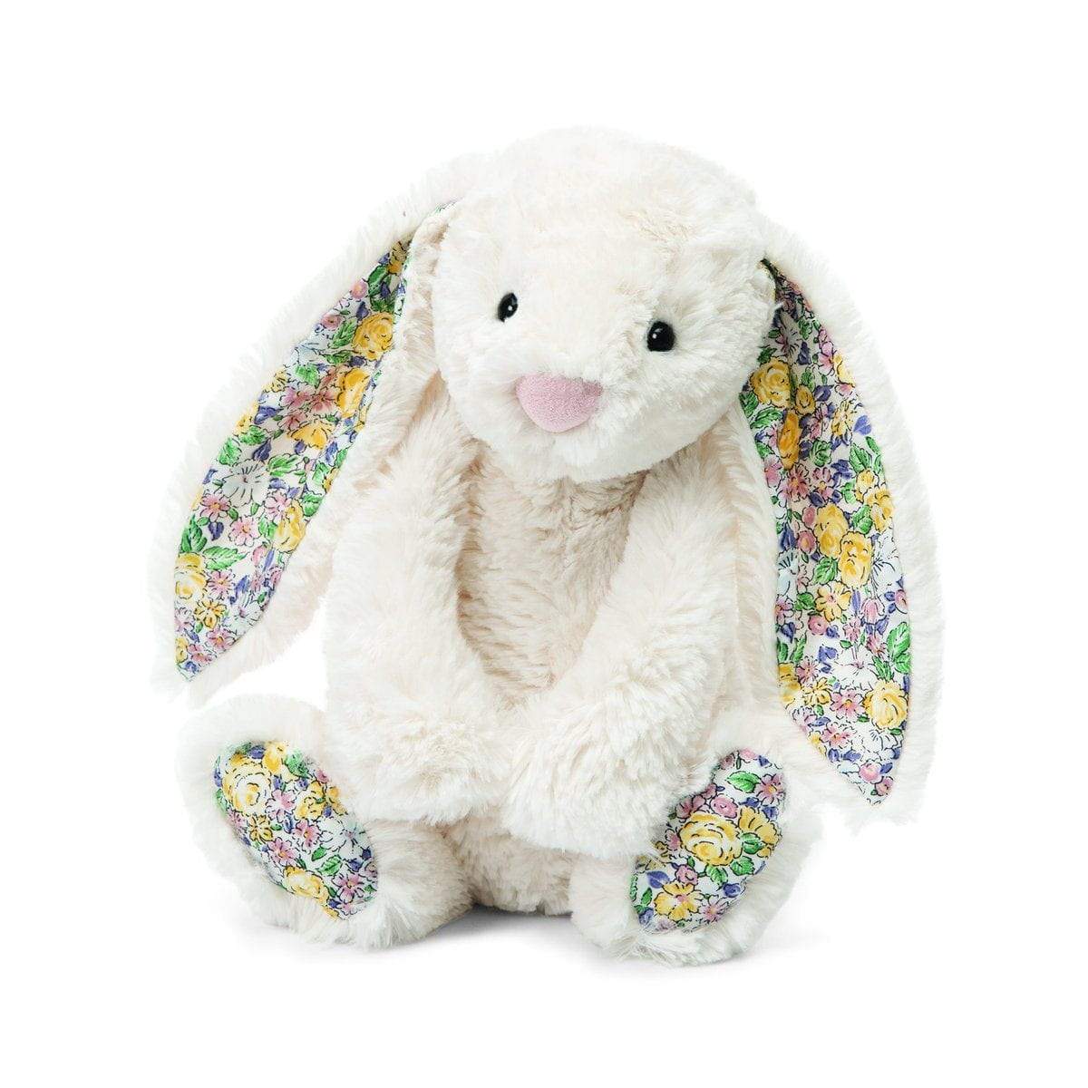 Jellycat Bashful Bunny Medium Soft Toys in Blossom Calli at Wrapsody