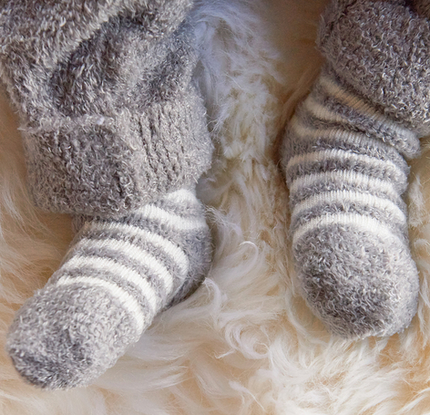 Barefoot Dreams CozyChic Infant Socks - Set of 3 Baby in  at Wrapsody