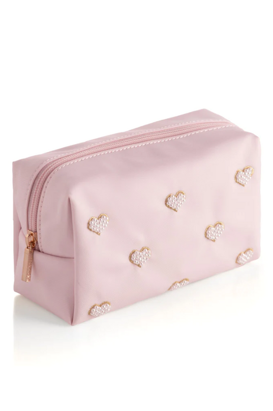 Blush Hearts Pouch Travel Accessories in  at Wrapsody