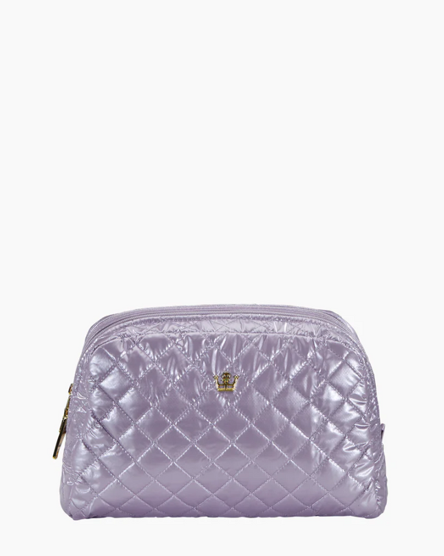 Oliver Thomas KST Cosmetic XL in Lavender Metallic Travel Accessories in  at Wrapsody