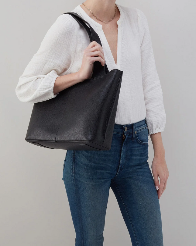 Hobo Vida Tote in Black Handbags in  at Wrapsody