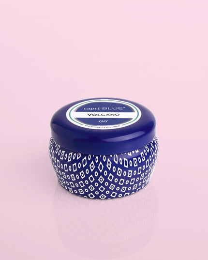 Capri Blue Print Tin Mini 3oz Candles in Volcano at Wrapsody