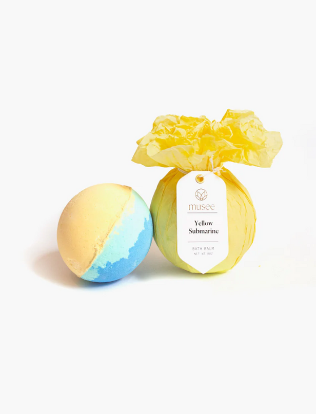 Musee Bath Bomb Bath & Body in Yellow Submarine at Wrapsody