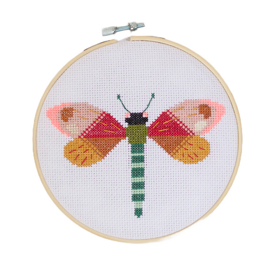 Dragonfly Brie Harrison Cross Stitch Kit Fun & Games in  at Wrapsody