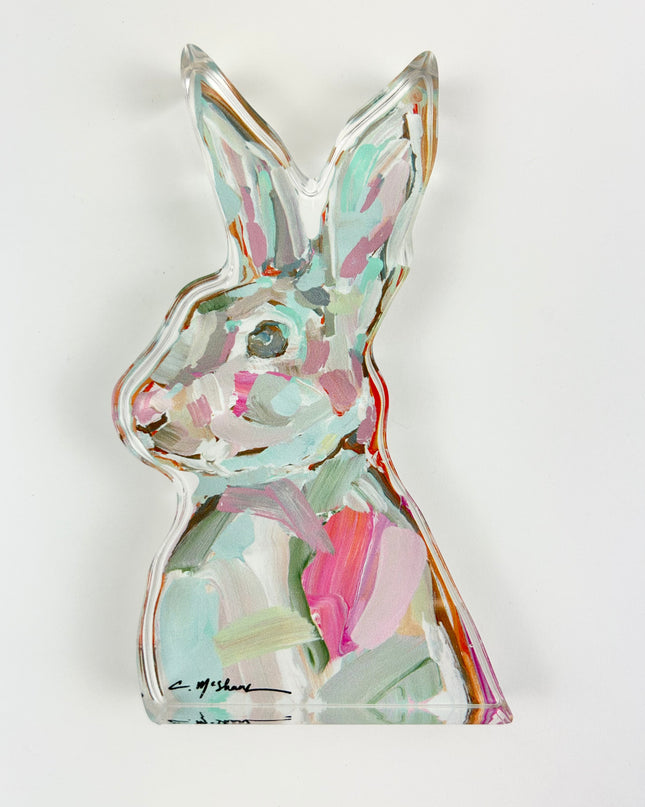 Bunny Girl Acrylic Art Home Decor in  at Wrapsody