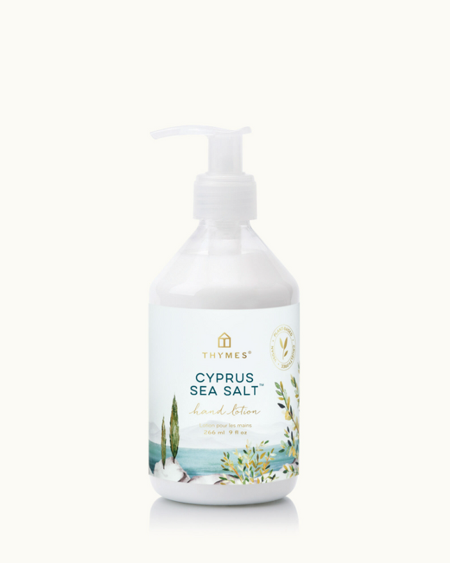 Thymes Hand Lotion Cyprus Sea Salt Bath & Body in  at Wrapsody