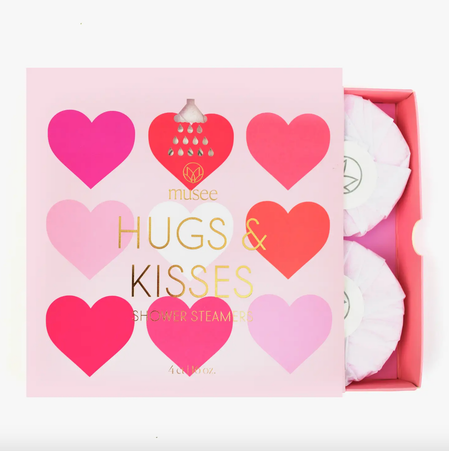 Musee Shower Steamers Bath & Body in Hugs and Kisses at Wrapsody