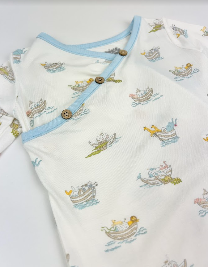 Noah's Ark Gown in 0-3M Baby in  at Wrapsody