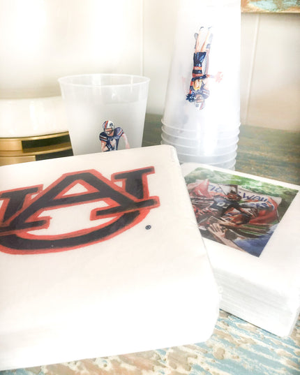 Auburn Logo Napkin Set Napkins in  at Wrapsody