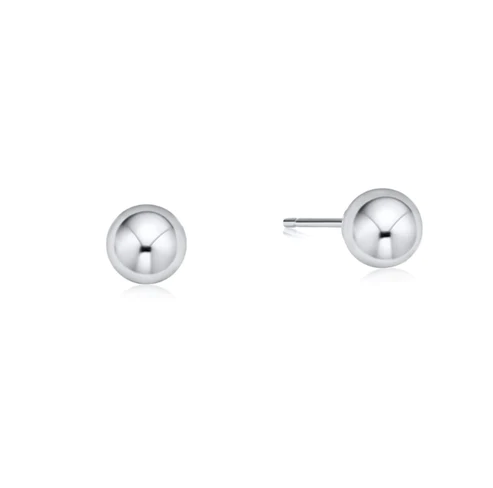 Enewton 6mm Ball Stud Sterling Silver Earrings in  at Wrapsody