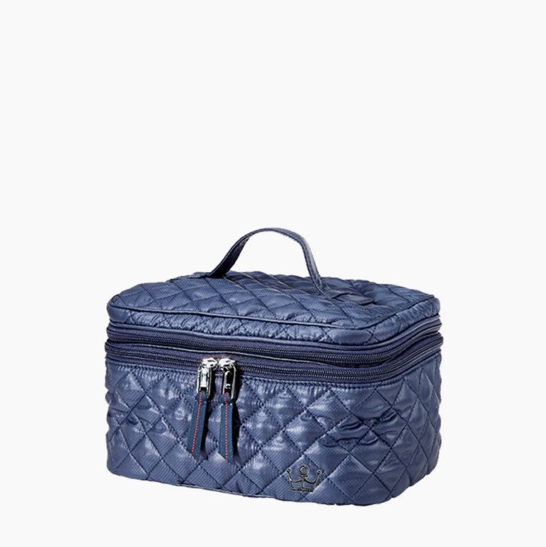 Oliver Thomas Not a Trainwreck Case Cosmetic Bags in Navy at Wrapsody
