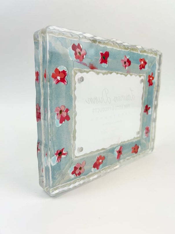 Vintage Blues Acrylic Frame Picture Frames in  at Wrapsody