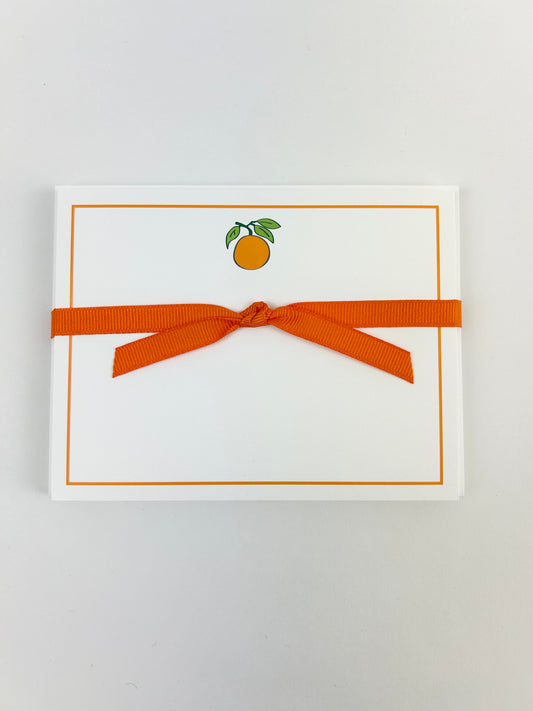 Orange Stationery Set Paper in  at Wrapsody