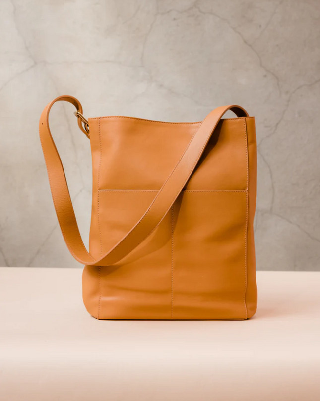 Able Work Tote Jacklyn in Cognac Totes in  at Wrapsody