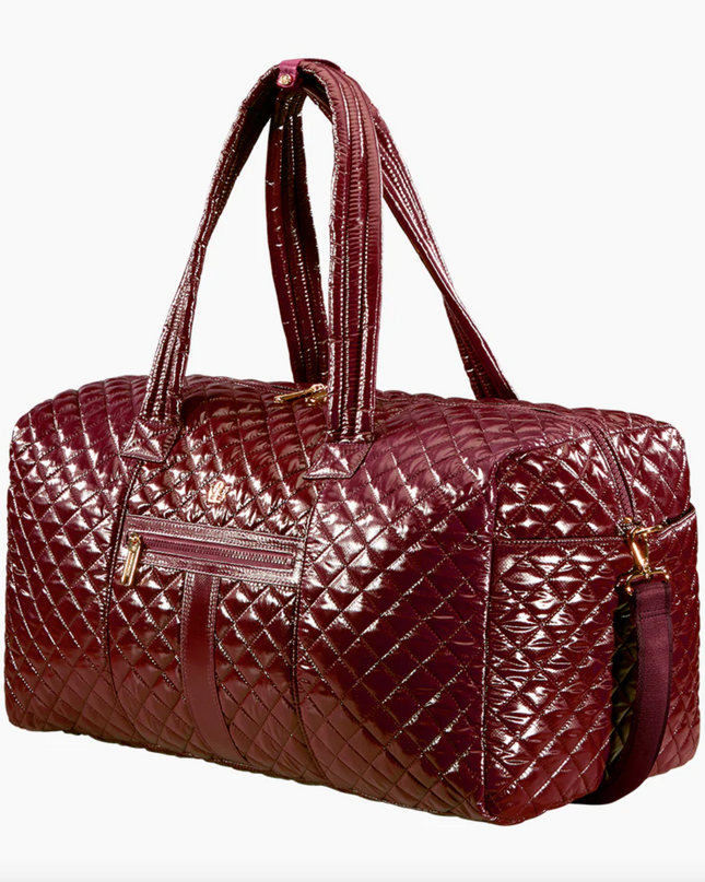 Oliver Thomas 24/7 Weekender Duffle Bordeaux Metallic Luggage in  at Wrapsody