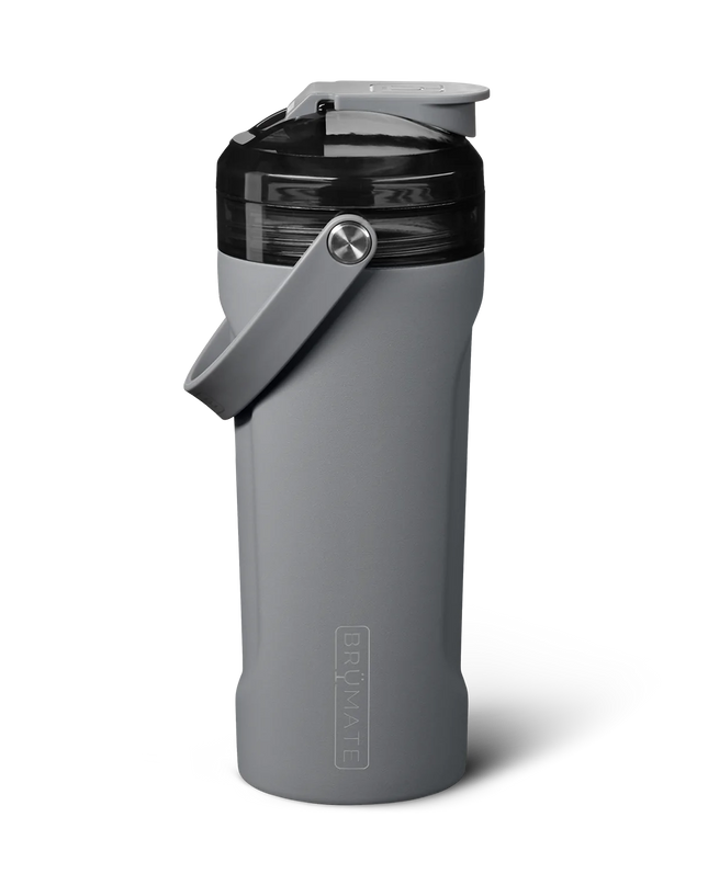 Brumate Multishaker 26oz Drinkware in Gray at Wrapsody