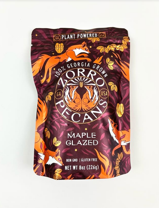 Zorro Pecans Maple Glazed 8oz Food in  at Wrapsody