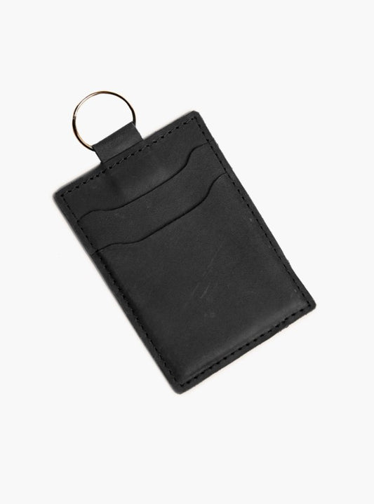 Able Naomi Key Ring Card Case Wallets in Black at Wrapsody