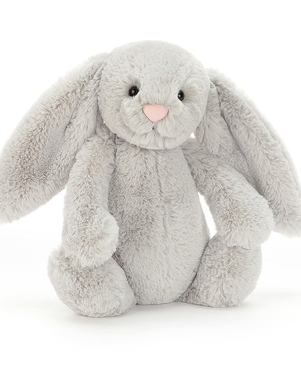 Jellycat Bashful Bunny Medium Soft Toys in Grey at Wrapsody