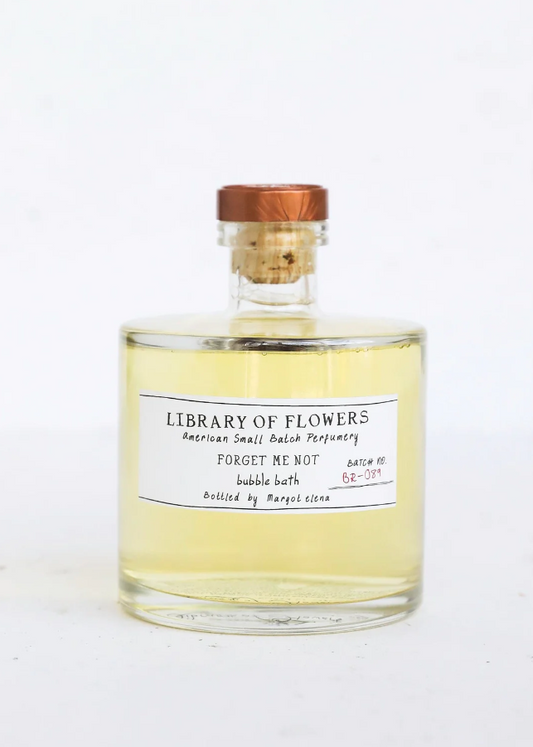 Library of Flowers Bubble Bath - Forget Me Not Bath & Body in  at Wrapsody