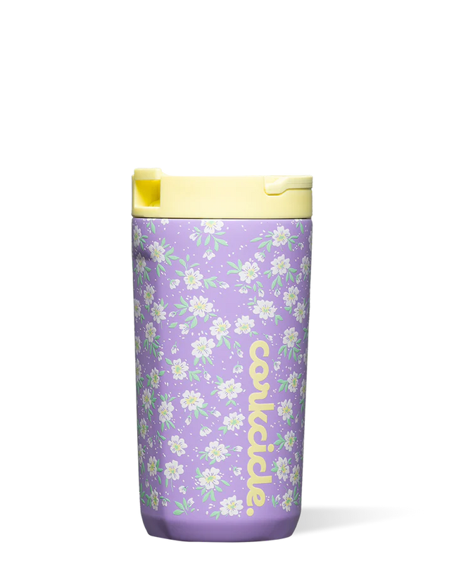 Corkcicle Kids Cup 12oz Drinkware in Ditsy Floral Lilac at Wrapsody