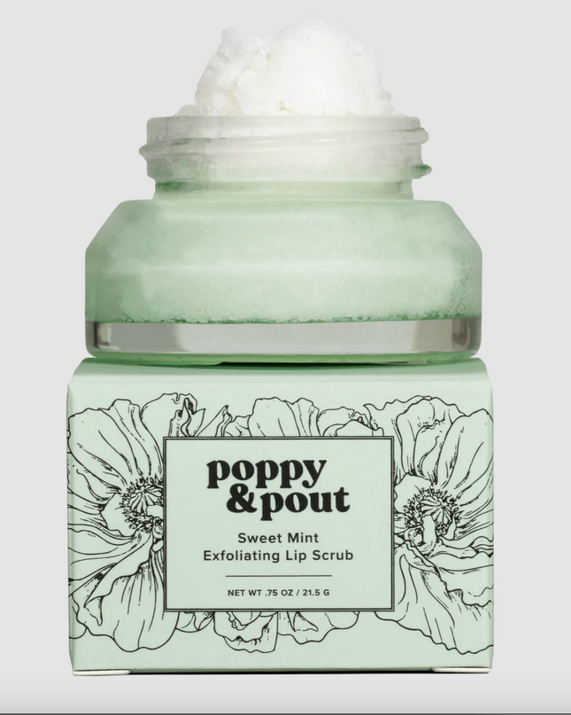 Poppy & Pout Lip Scrub Bath & Body in Sweet Mint at Wrapsody