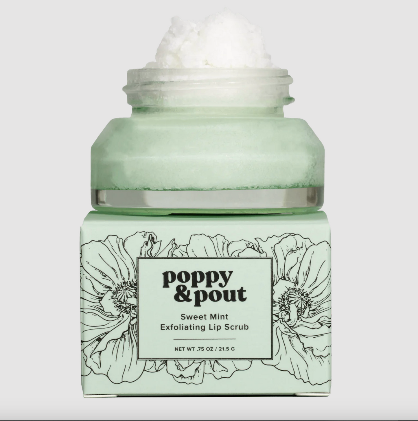 Poppy & Pout Lip Scrub Bath & Body in Sweet Mint at Wrapsody