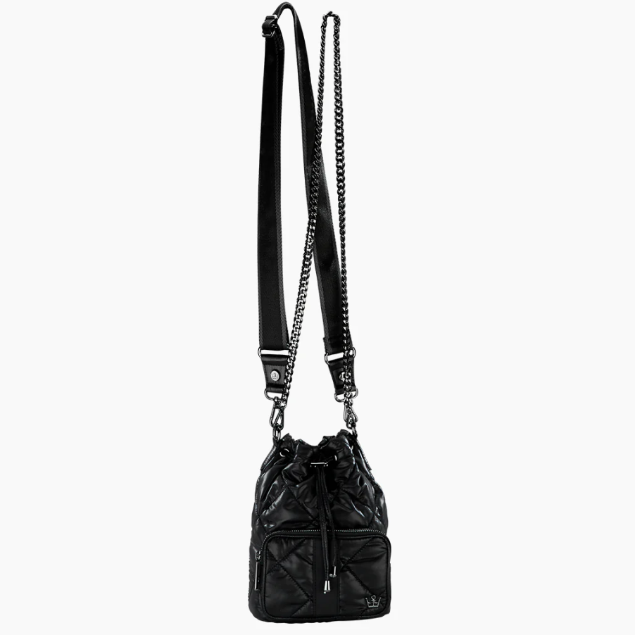 Oliver Thomas Mini Bucket Bag 2 Black Handbags in  at Wrapsody