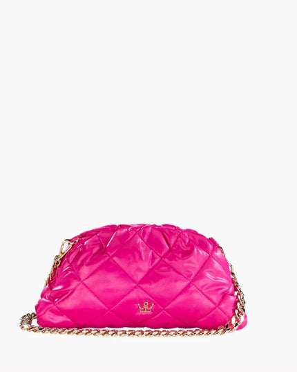 Oliver Thomas Maxed Out Pouchette Handbags in Bright Fuchsia at Wrapsody